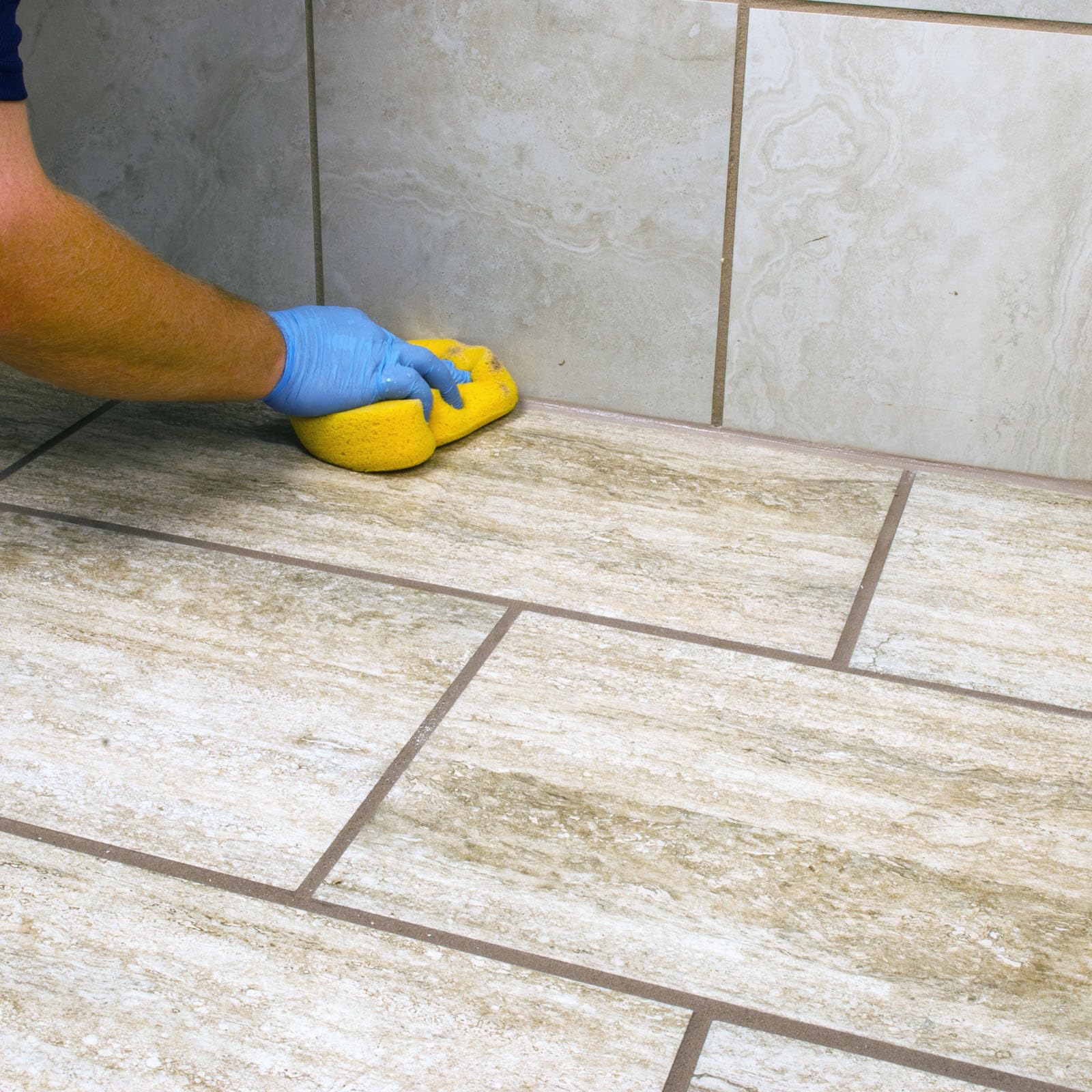 Mapei Keracaulk S Premium bathroom edge seal creates neat lines around fixtures