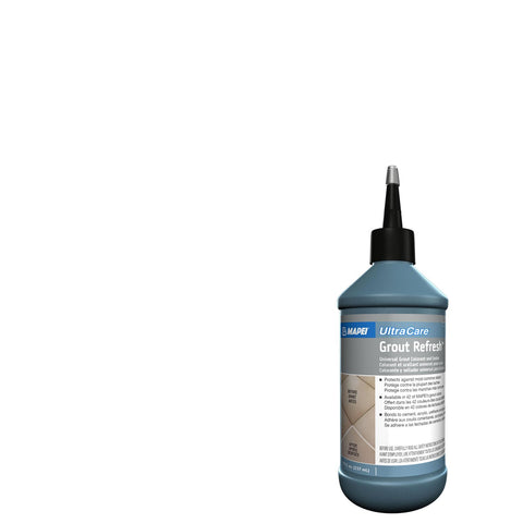 Mapei UltraCare Grout Refresh before and after grout color makeover