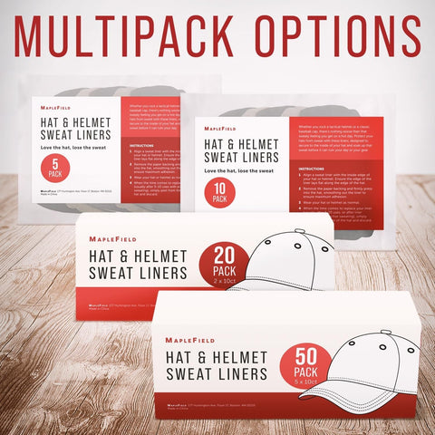 Maplefield adhesive strips keep liners in place from start to finish