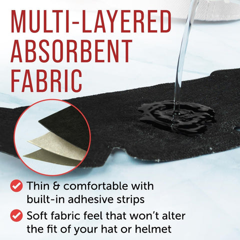 Maplefield liner ideal for baseball caps and helmets during hot workouts