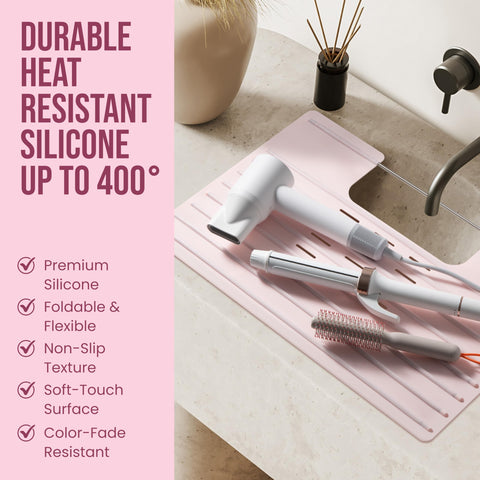 Maplefield easy-cleaning surface shown washed with warm soapy water