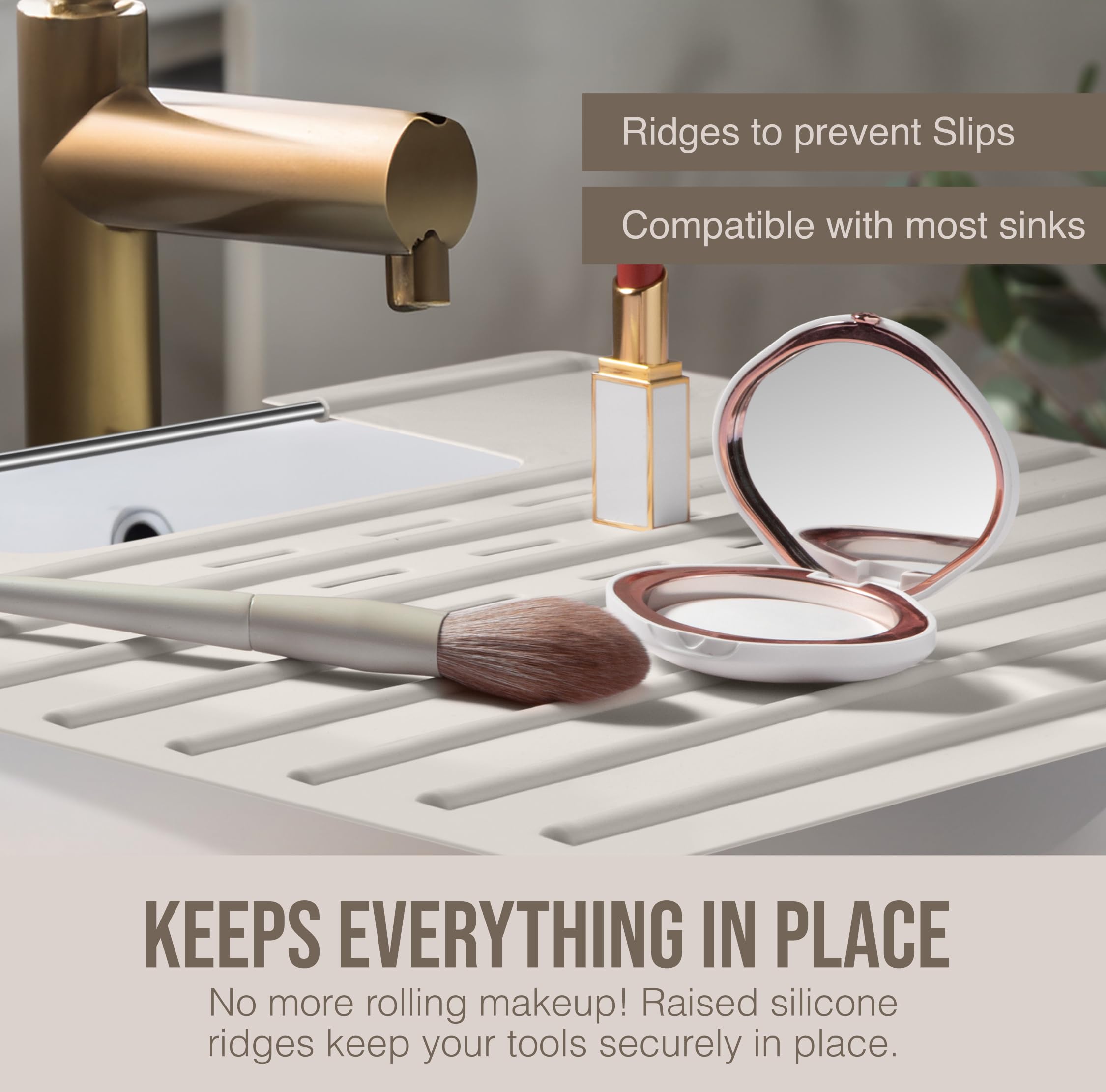 Maplefield sink cover ideal for dorms and hotel stays.