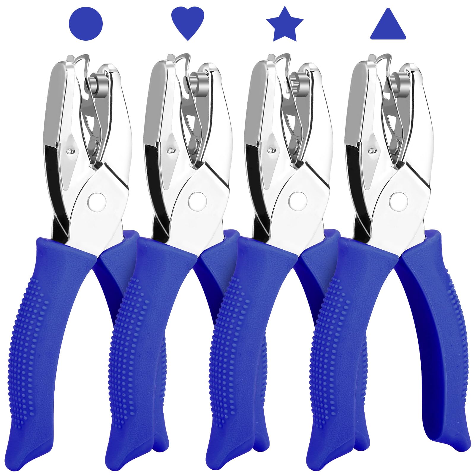 MAPVOLUT 4-pack circle punch for precise 1/4-inch holes in scrapbooks