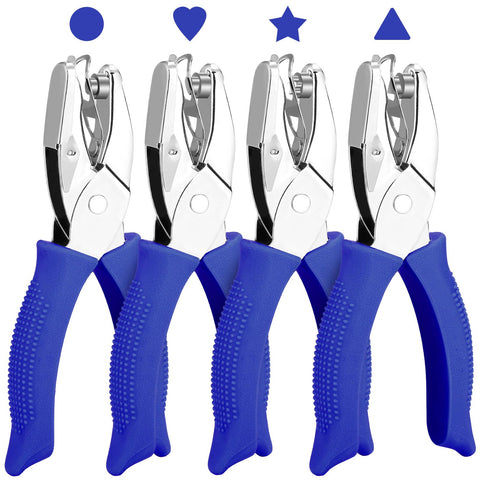 MAPVOLUT 4-pack circle punch for precise 1/4-inch holes in scrapbooks