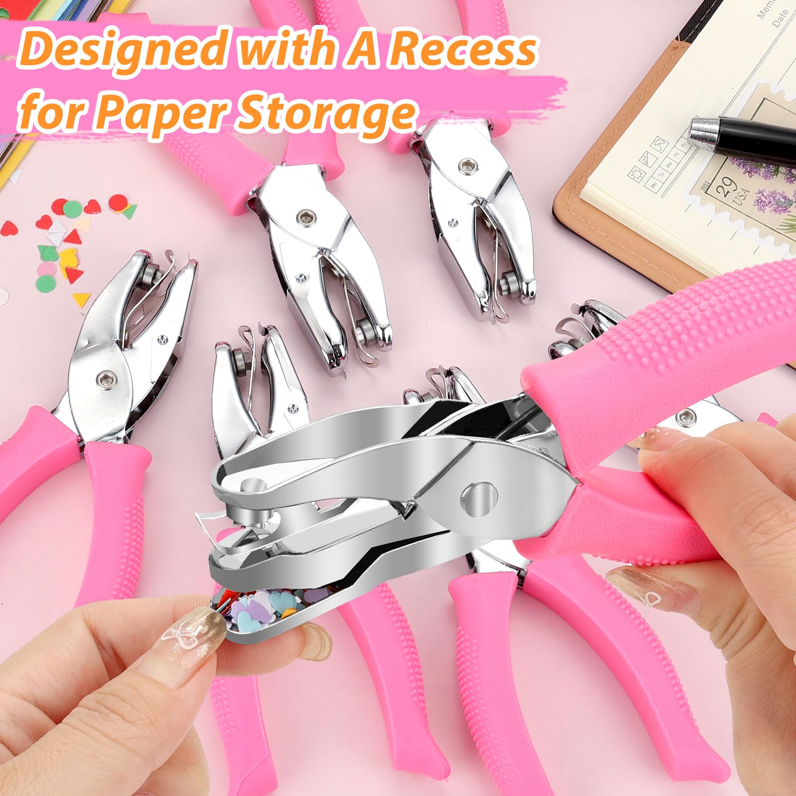 MAPVOLUT triangle hole punch adds geometric flair to crafts