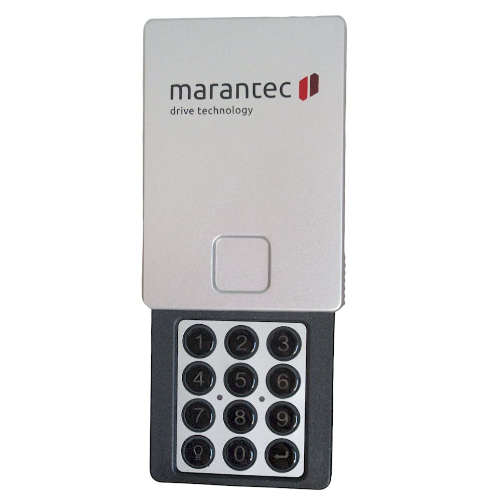 Marantec M13-631 keypad front view for four-door access convenience.