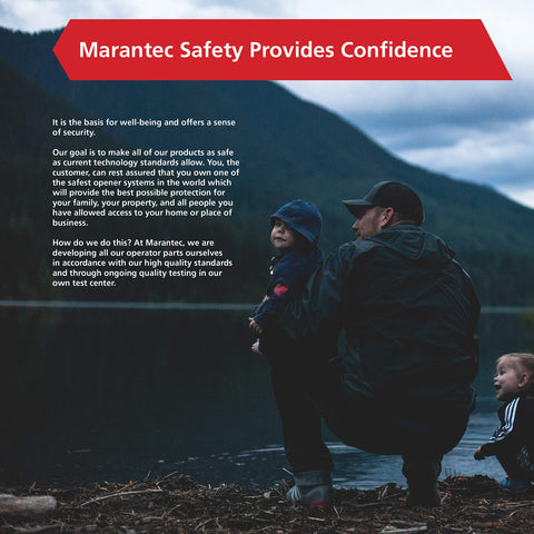 Marantec spacer kit included for easy outdoor mounting