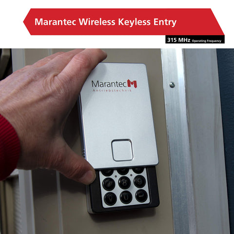 Marantec weather resistant keypad with protective slide up cover