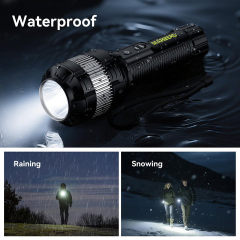 MARBERO Winter Storm flashlight warranty and 24/7 support offer peace of mind