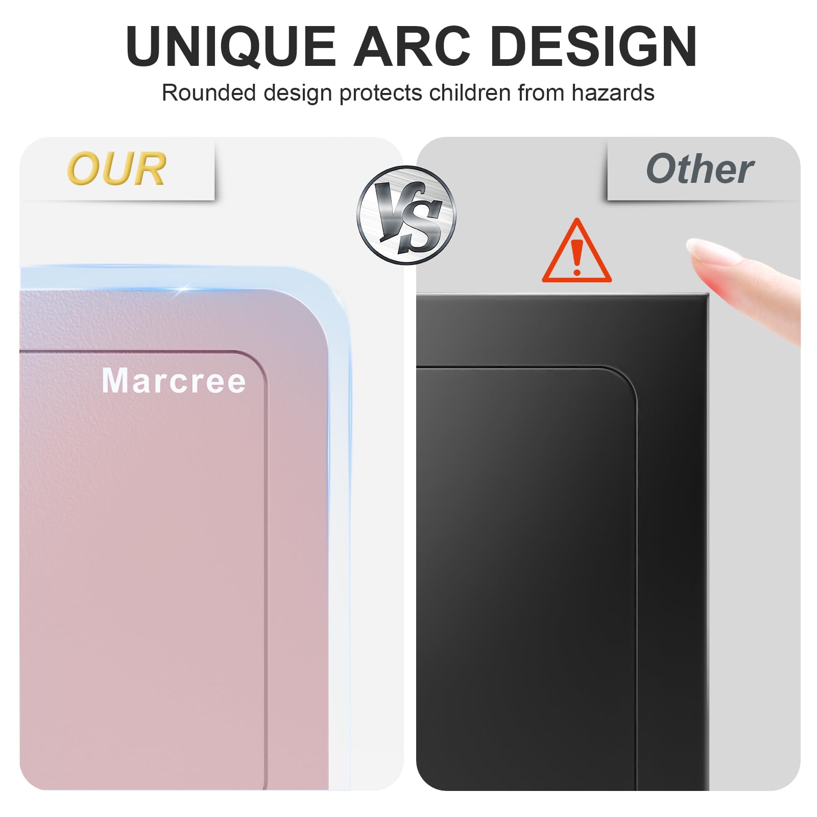 Marcree pink small safe privacy key lock for secure access.