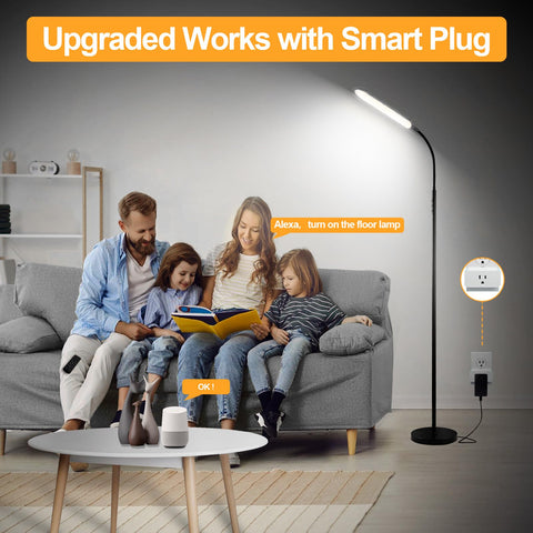 Marctronic floor lamp 2700K to 6500K range supports reading and creativity
