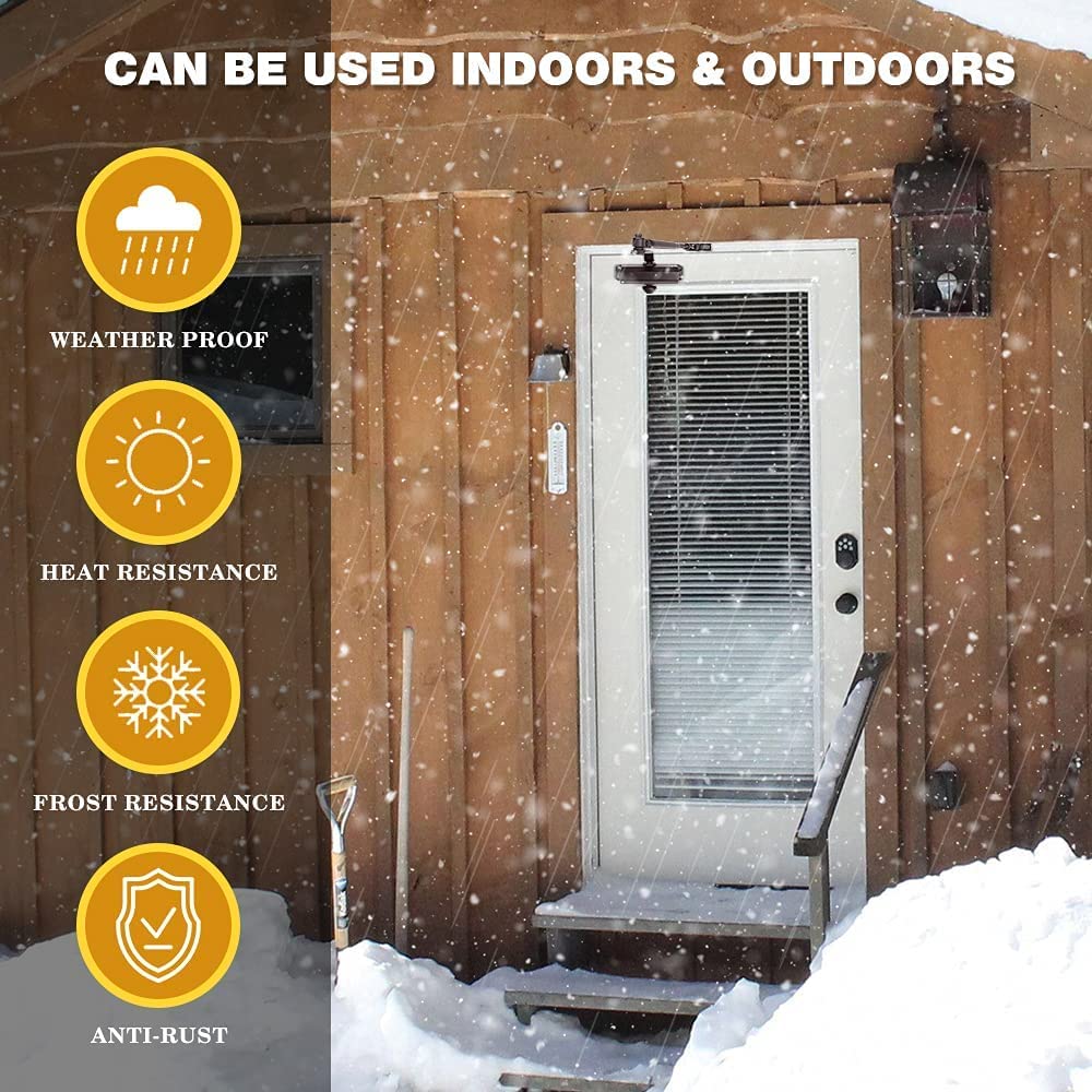 Suitable for doors weighing 55-99 lbs and up to 32 inches