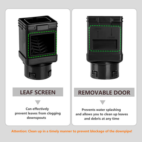 MARKBIT Downspout Filter durable eco-friendly material withstands weather