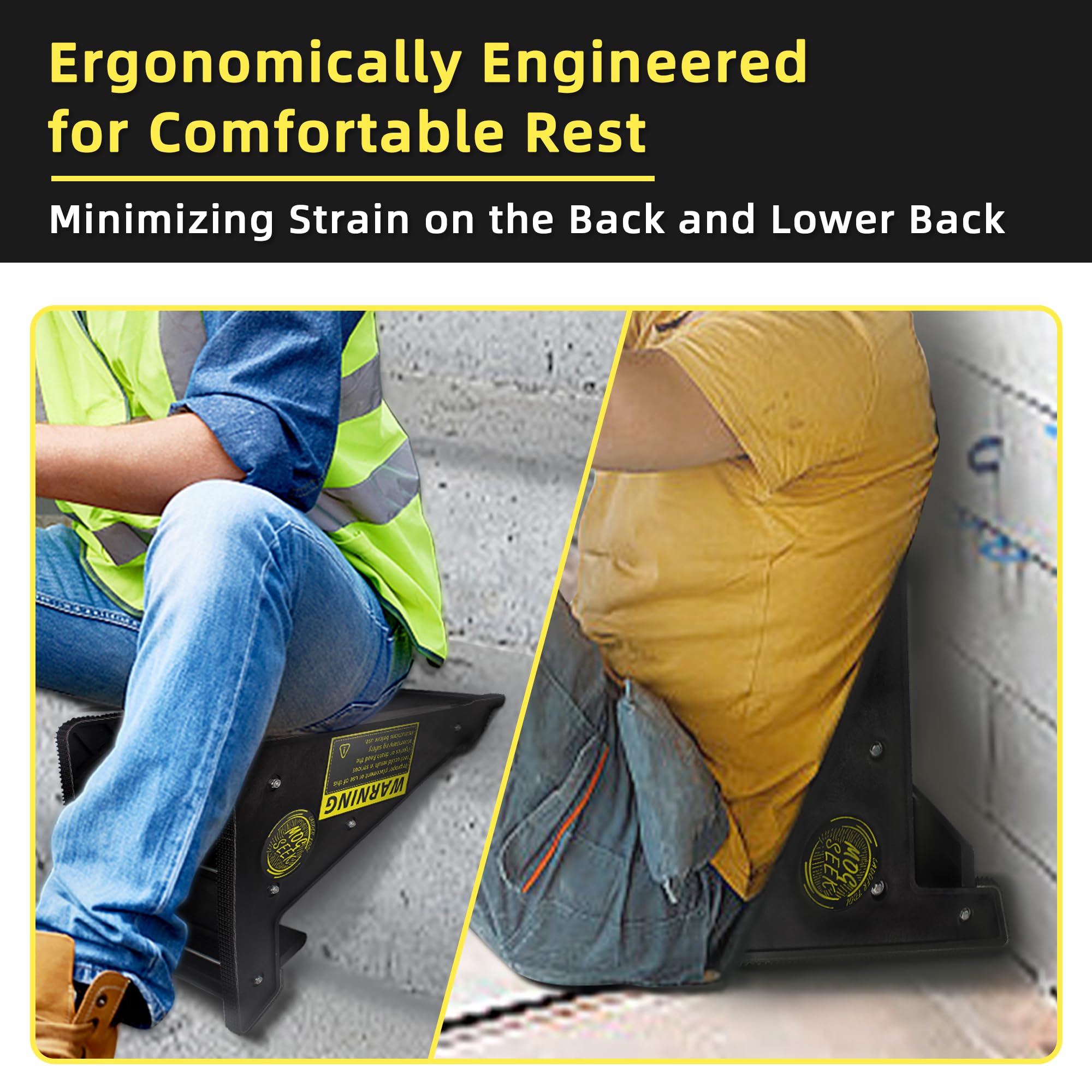 Bolt-free design enables quick setup on various ladder types.