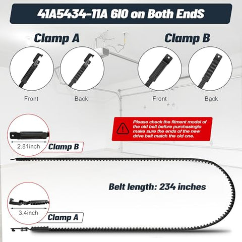 Marketty 41A5434-11A compatibility with LiftMaster, Chamberlain, and Craftsman models is highlighted.