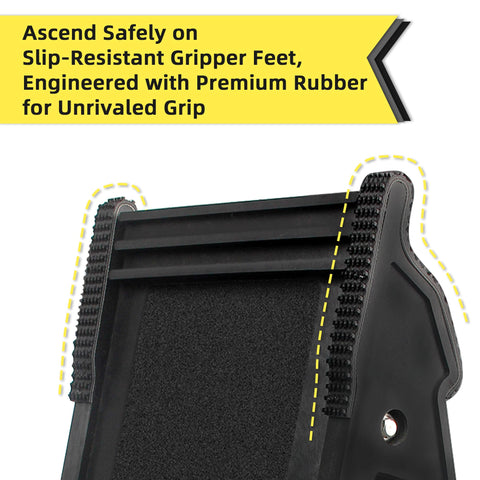 Durable, impact-resistant plastic resists chemicals and wear for long-term use.
