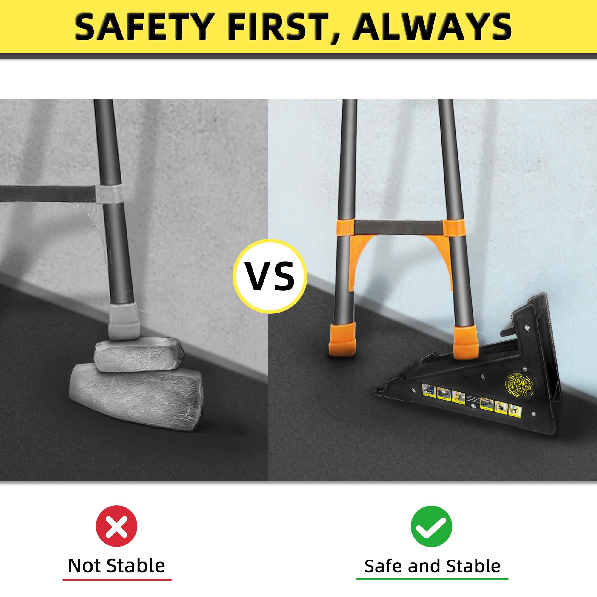 No-install setup: attach quickly without bolts for faster job site readiness.