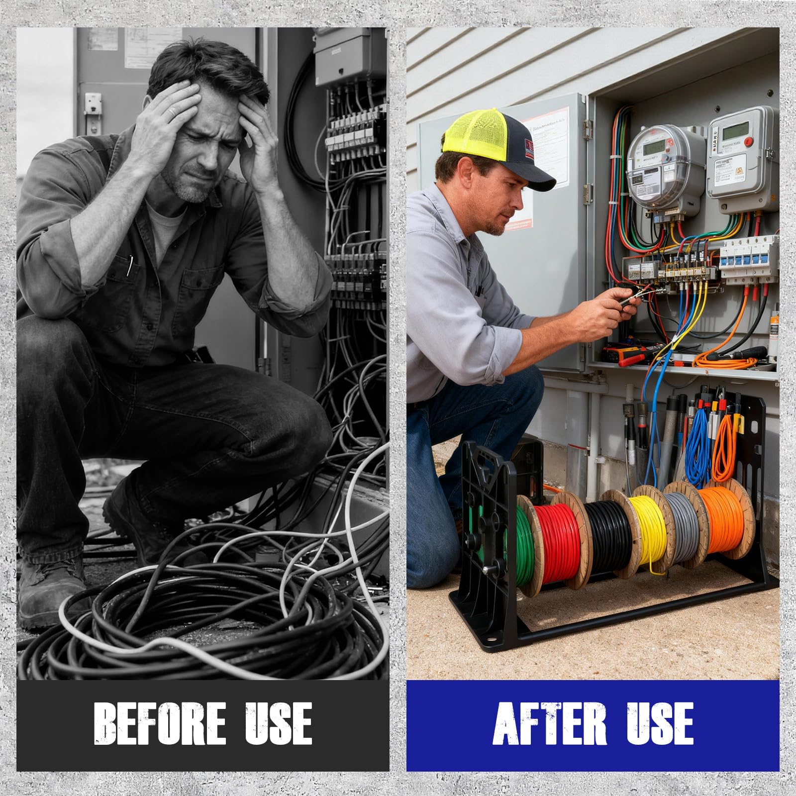 MARKETTY rugged dispenser highlighting durable, one-piece construction.