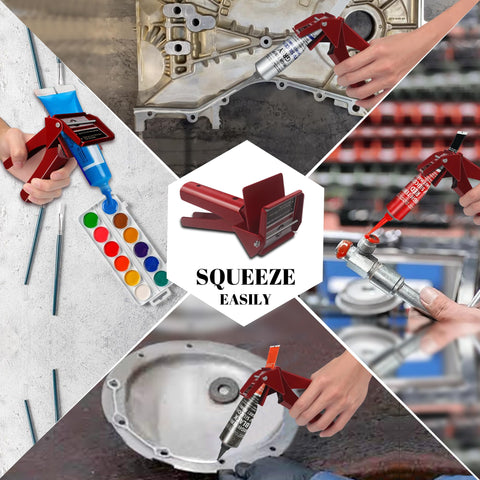 Marketty multifunctional design supports RTV, silicone, and other flexible materials.