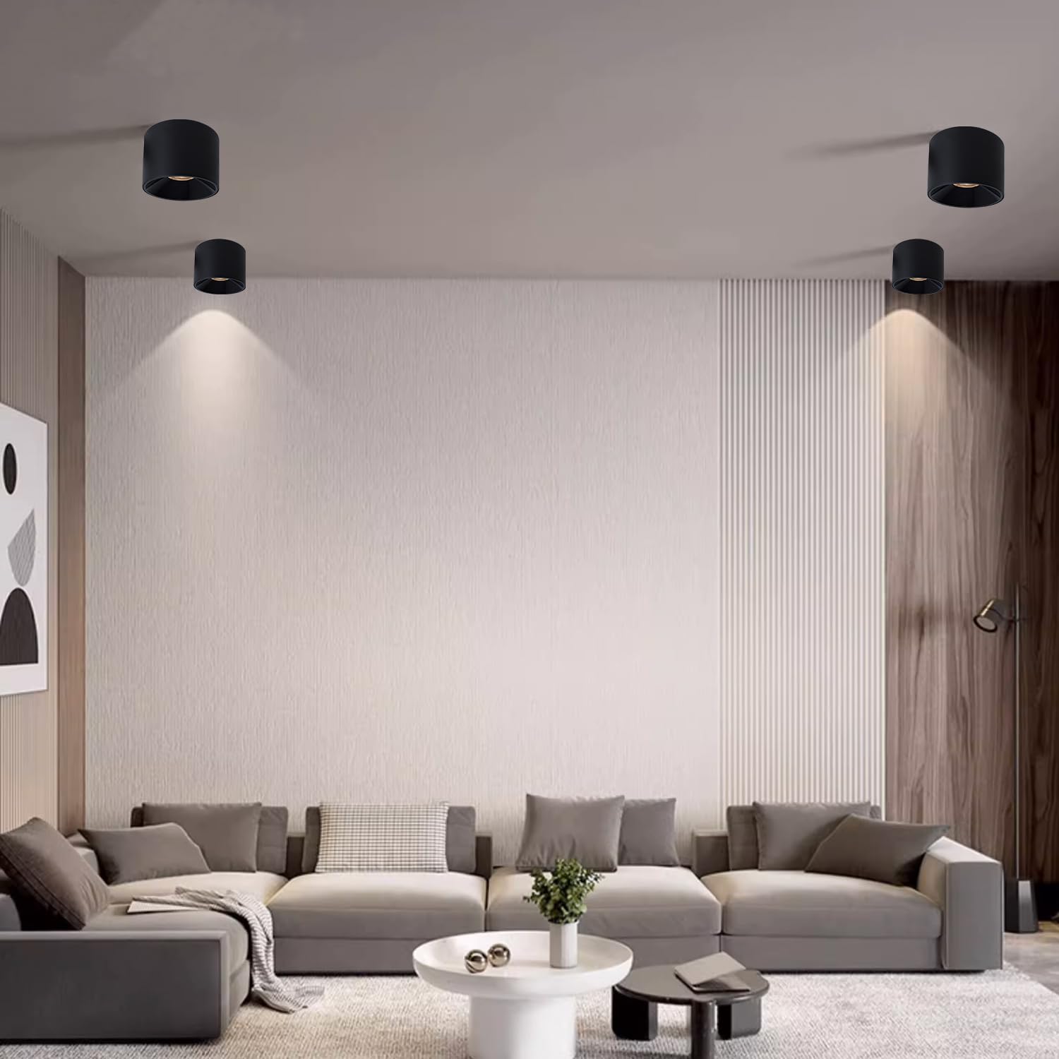 Marknice spotlights suit living rooms, hallways, dining areas, and galleries with focused illumination.