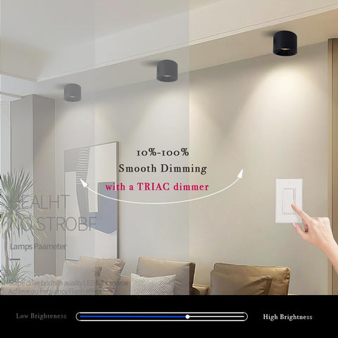Marknice downlight with a 36-degree beam is ideal for aisles and corridors.
