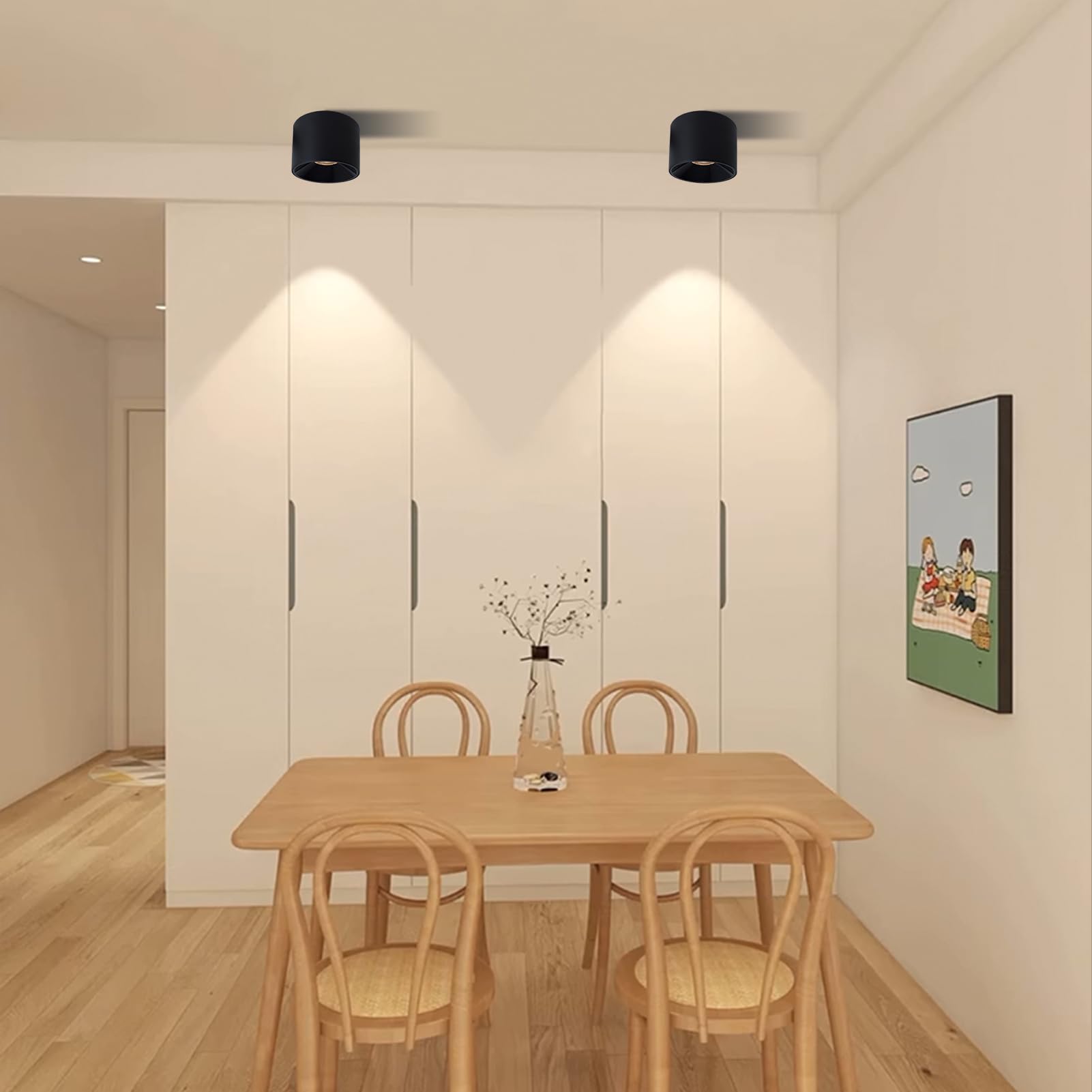 Marknice high-CRI 98 LED delivers vivid colors for artwork and décor.