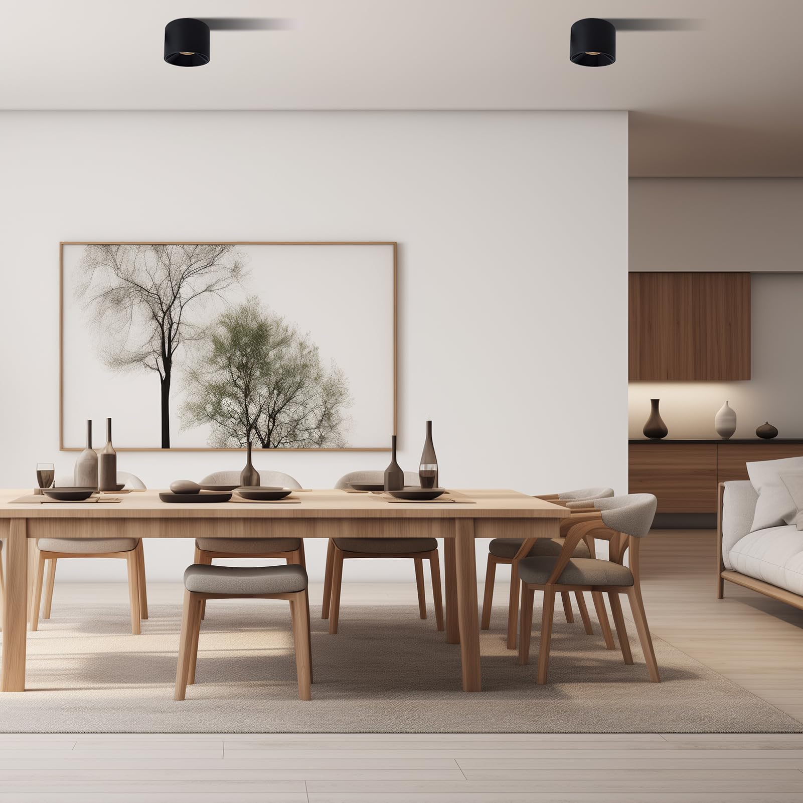 Marknice TRIAC-dimmable fixture enables smooth brightness control for setting moods.