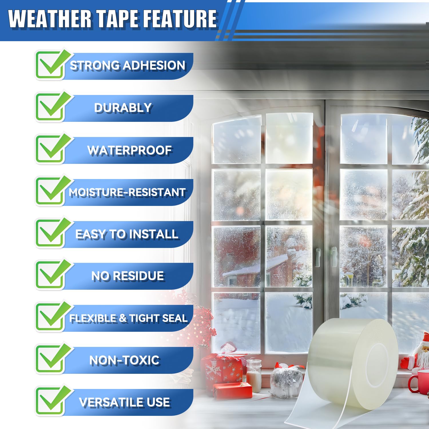 Marlaaiorg adhesive bond closeup shows strong weather-resistant attachment.