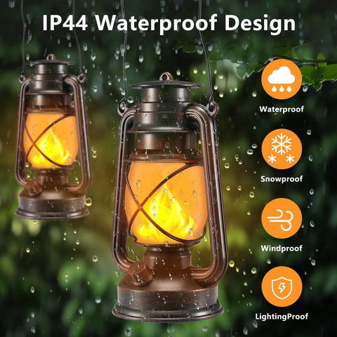 Marlrin battery lantern delivers a cozy flame-like glow for evenings