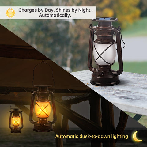 Marlrin LED flame detail shows a warm flicker for evenings