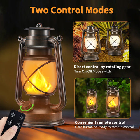 Marlrin portable lantern with hanging handle for versatile placement