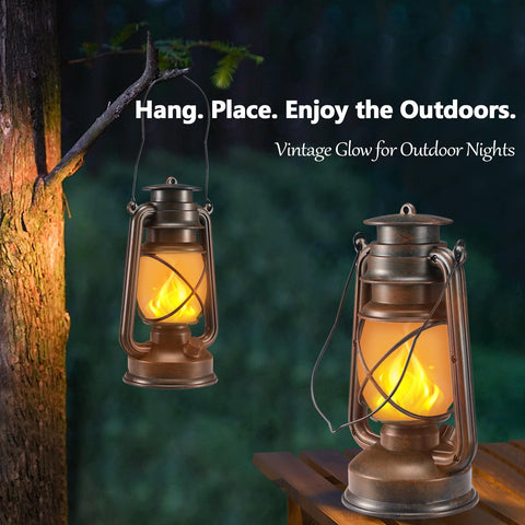 Marlrin retro-design lantern adds charming focal point to yard decor
