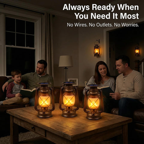 Marlrin solar lantern on table decor creates charming patio mood