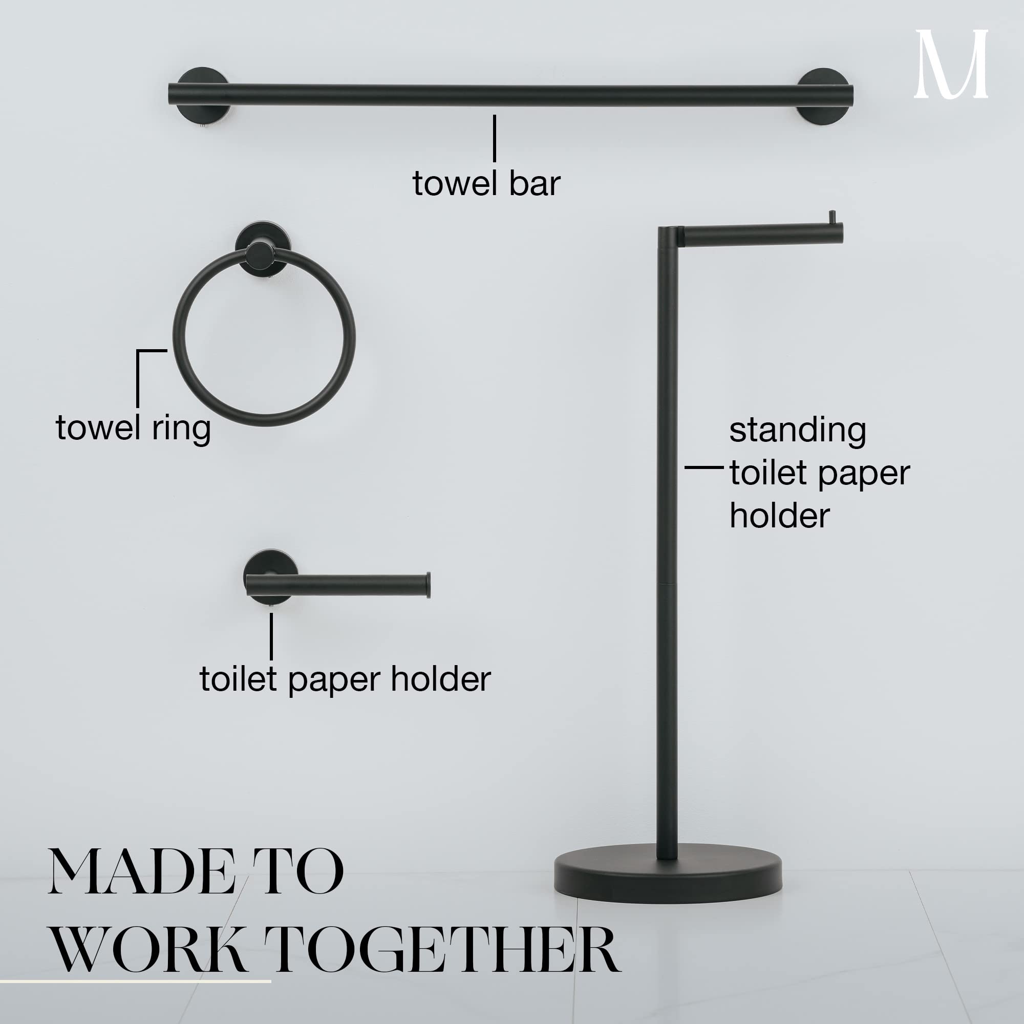 Marmolux Acc ideal for renters and RVs, easy to move and install