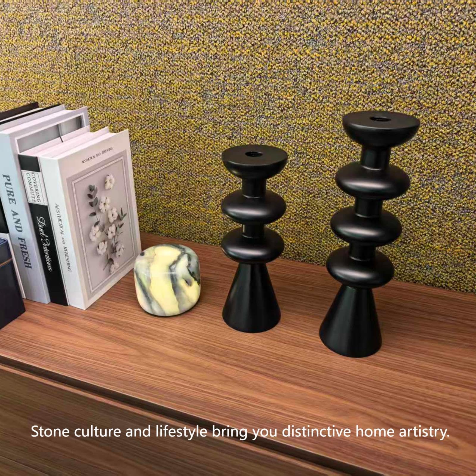 Marmor Marble Lamp with Type-C charging for easy powering