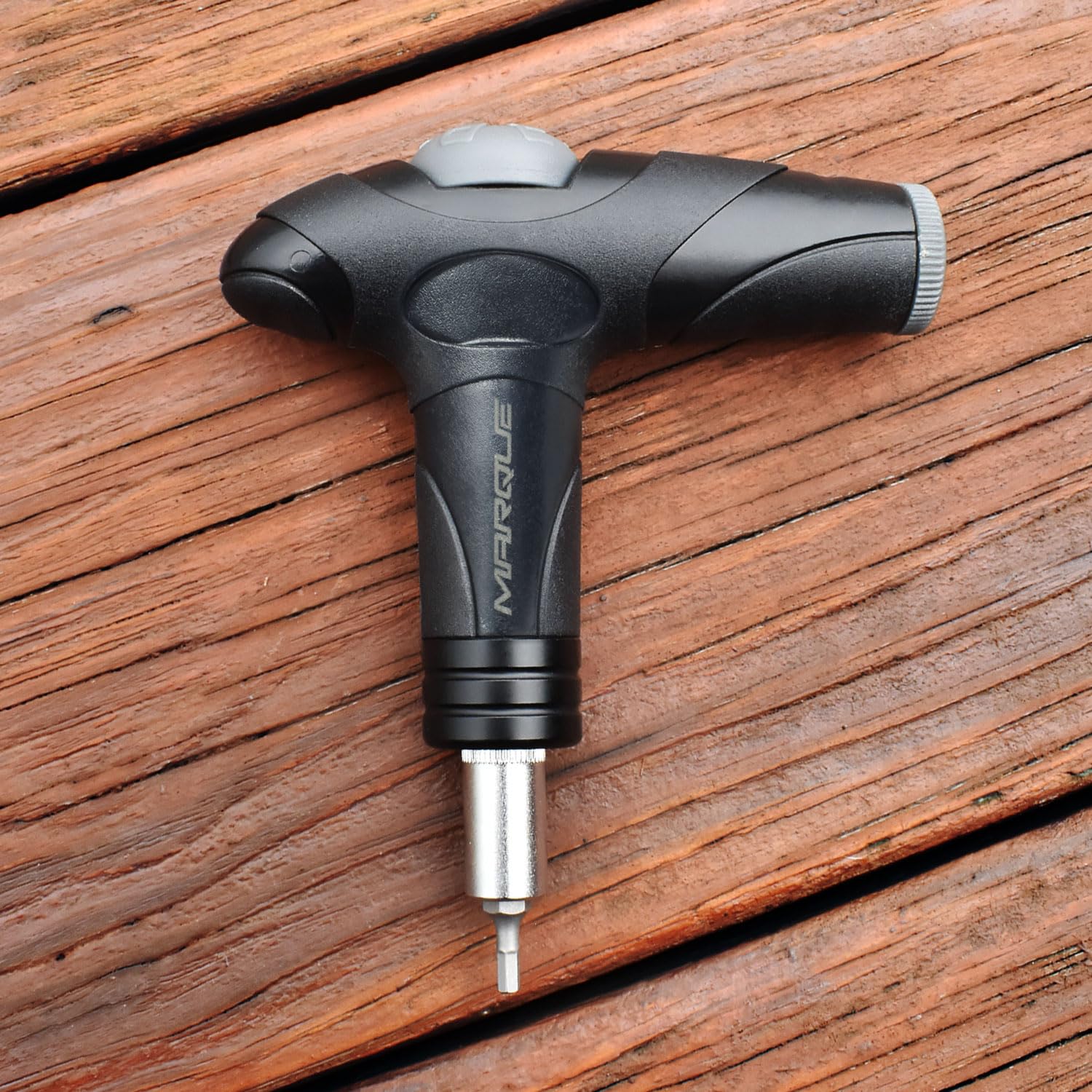 MARQUE compact bicycle tool fits in a bag for on-the-go tweaks.