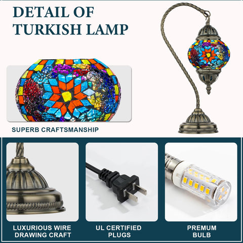 Marrakech LED bulb included for immediate energy-efficient lighting.