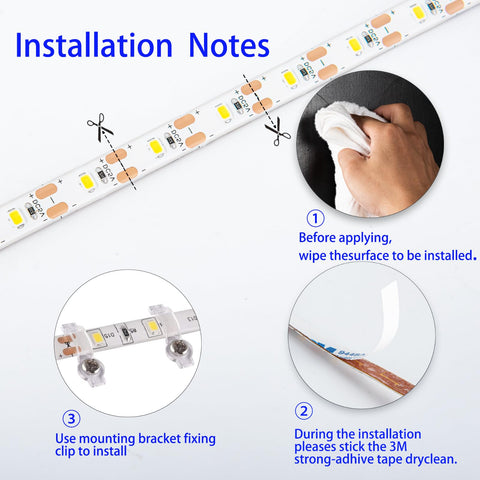 Marreal strip lighting designed for indoor damp areas like bathrooms with waterproof pack.