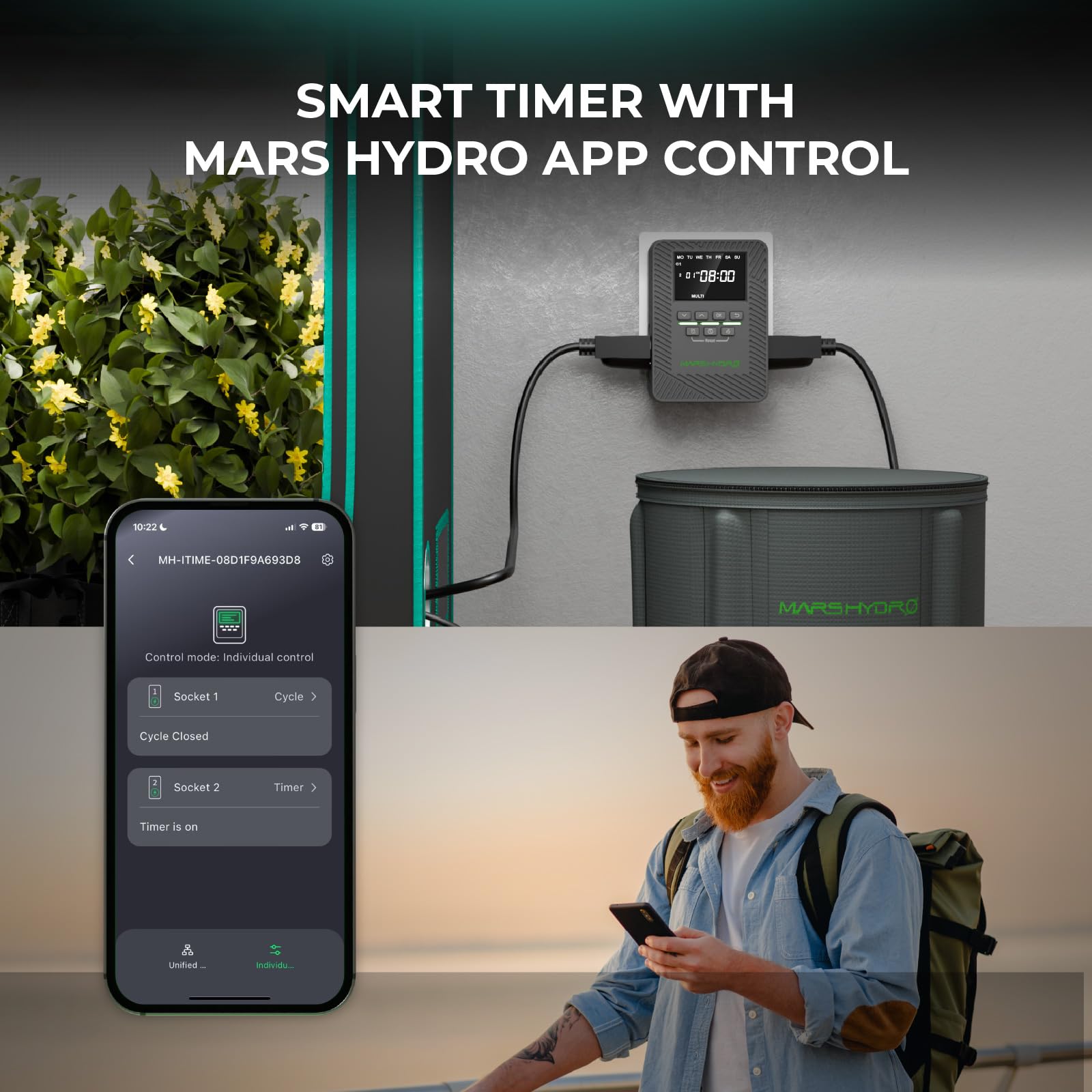 MARS HYDRO ITIME twelve timing settings for custom schedules