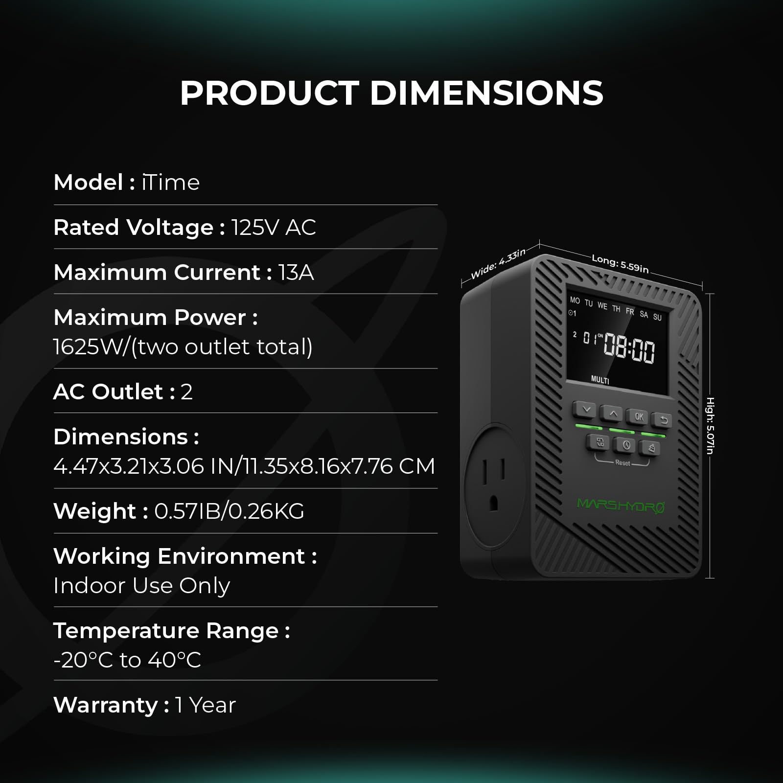 MARS HYDRO ITIME easy setup for a productive home office