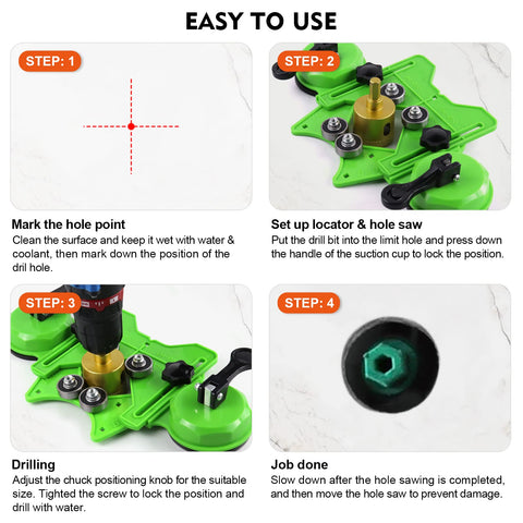 Marsbase Diamond Hole Saw 25mm ideal for bigger tile or stone openings