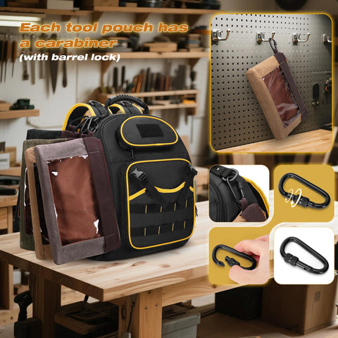 Marscamd 12-inch length pouch provides compact storage for a range of tools