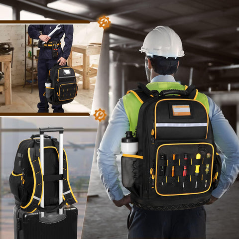 Marscamd backpack USB port enables on-the-go charging.