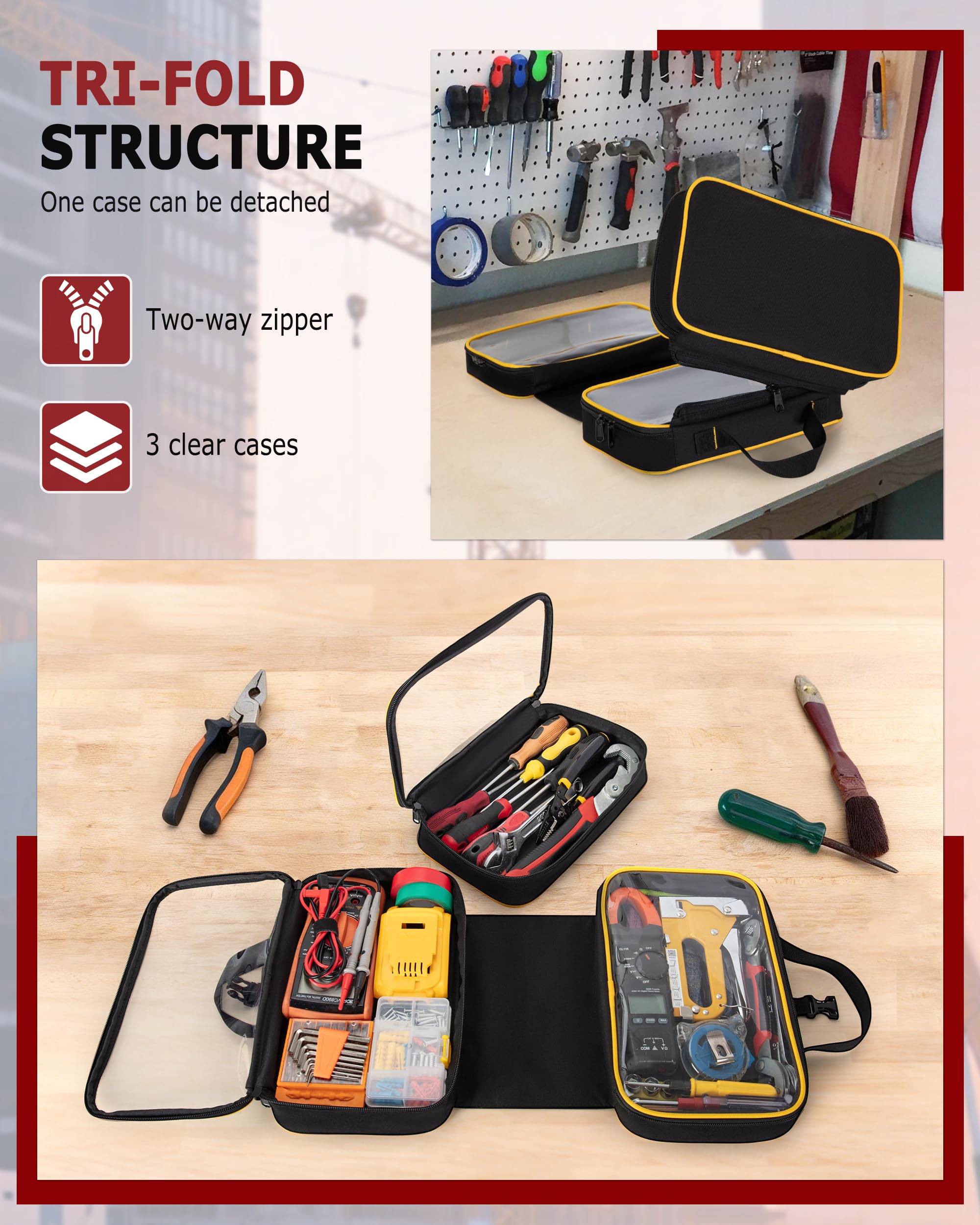 Marscamd detachable case offers flexible use as a portable organizer.