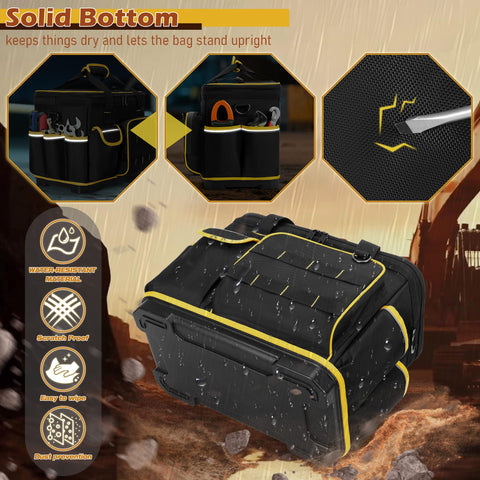 Marscamd tool bag showing detachable divider for bulky tools