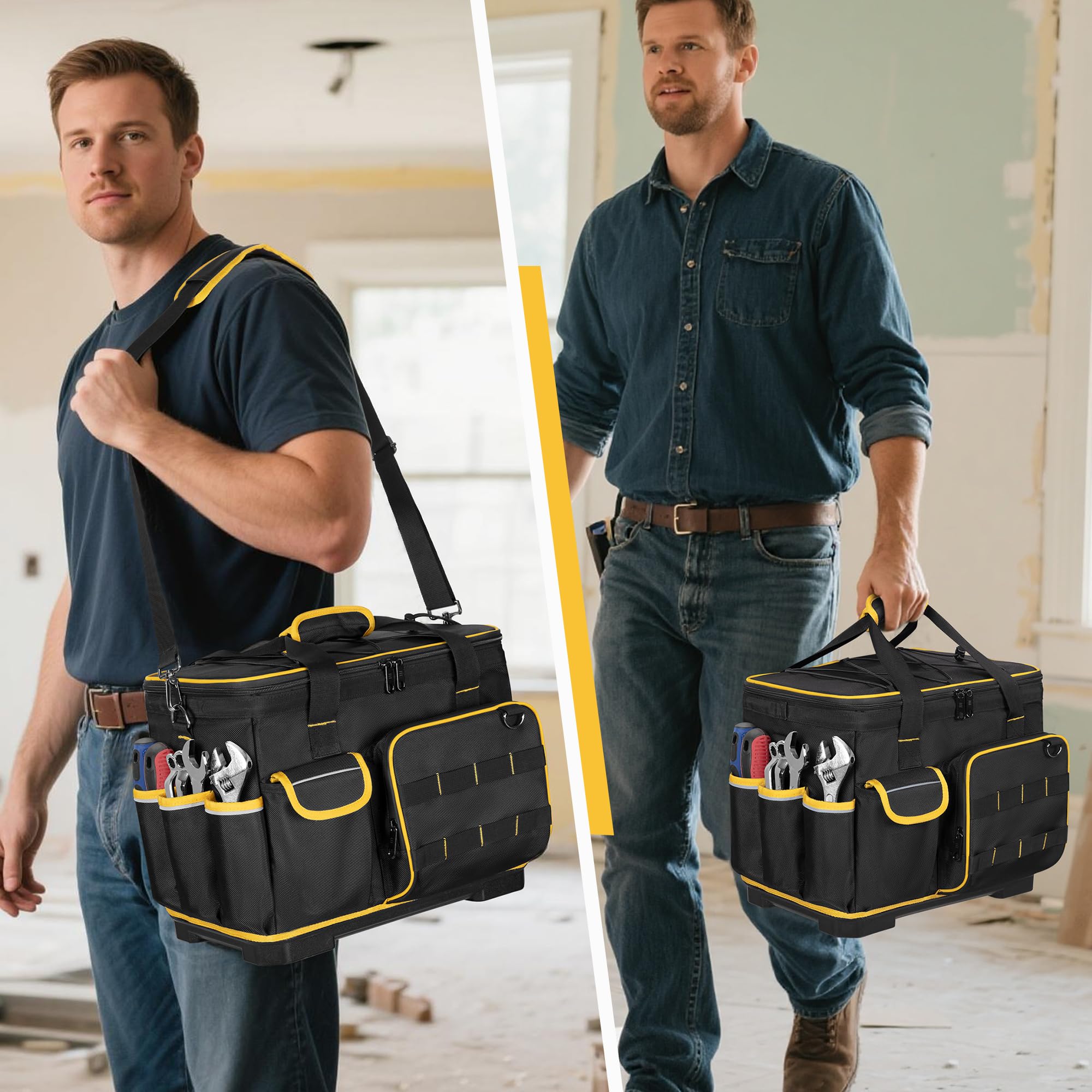 Marscamd bag with reflective strips improving night visibility