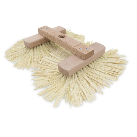 Marshalltown drywall brush 14 x 16-inch size covers large texture areas efficiently.