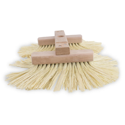 Marshalltown brush center hole, designed for easy broom handle attachment.