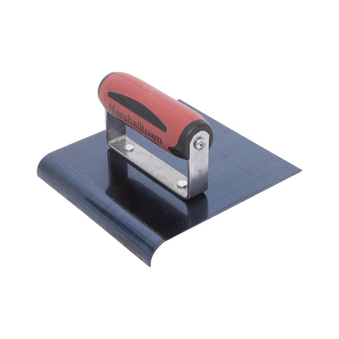 Marshalltown edger DuraSoft handle close-up highlighting comfortable grip and reduced fatigue.
