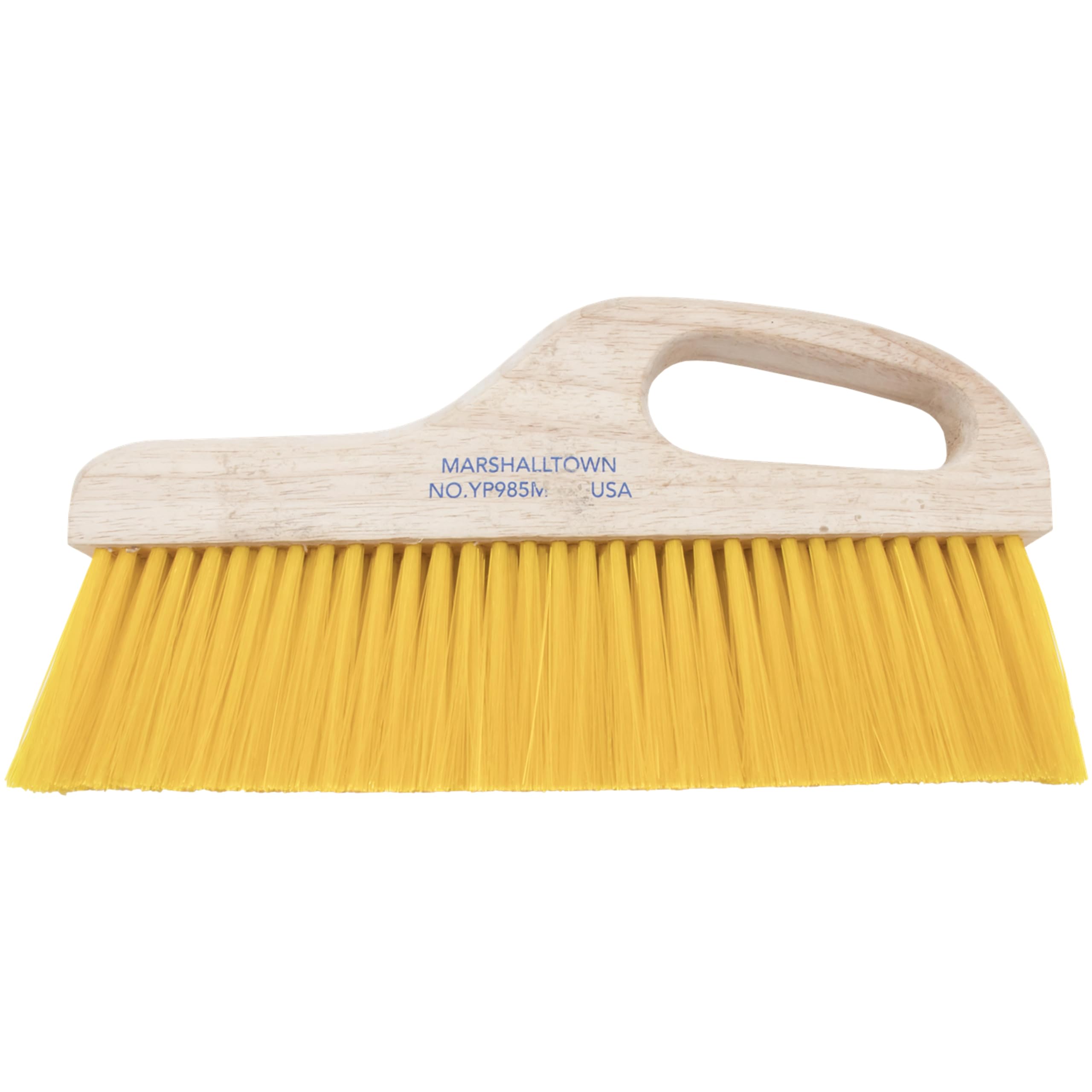 Marshalltown handle brush for curb and gutter work with textured finish